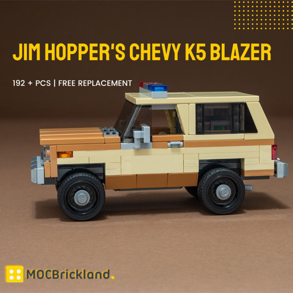 Movie MOC 118520 Jim Hoppers Chevy K5 Blazer MOCBRICKLAND - MOULD KING