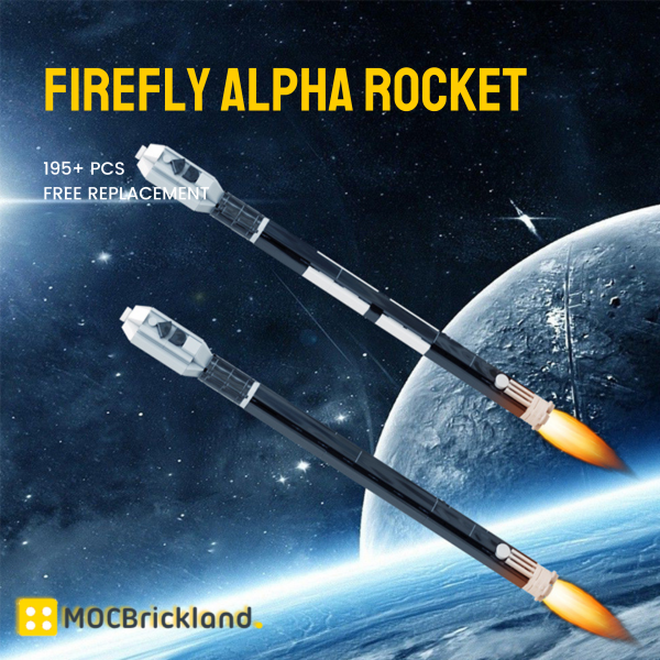 Space MOC 122853 Firefly Alpha Rocket MOCBRICKLAND - MOULD KING