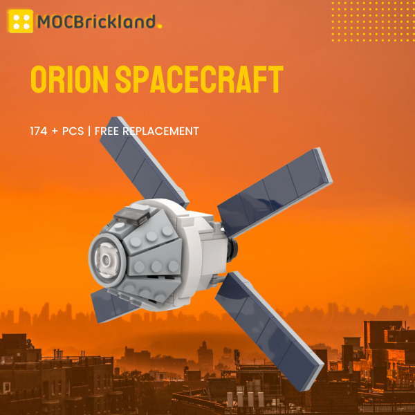 Space MOC 68965 Orion Spacecraft 1110 scale MOCBRICKLAND - MOULD KING