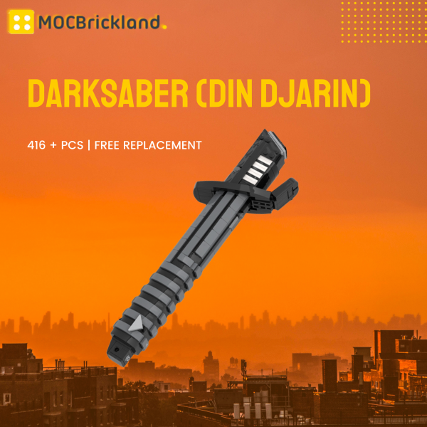 Star Wars MOC 118459 Darksaber Din Djarin MOCBRICKLAND - MOULD KING