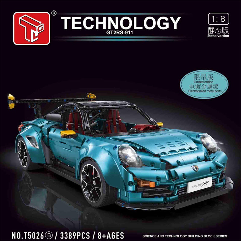 TGL T5026B GT2RS – 911 Blue with 3389 Pieces
