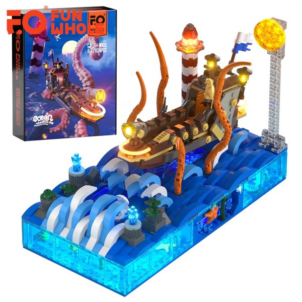 Creator FUNWHOLE FH9003 Ocean Adventure Boat 1 - MOULD KING