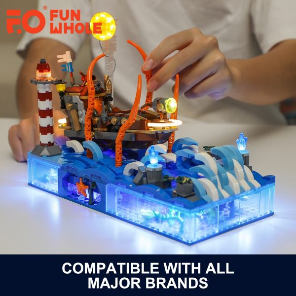 Creator FUNWHOLE FH9003 Ocean Adventure Boat 6 - MOULD KING