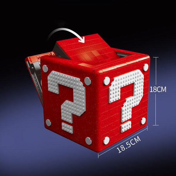 Creator MOC 73196 Red Super Mario 64 Question Mark Block 5 - MOULD KING