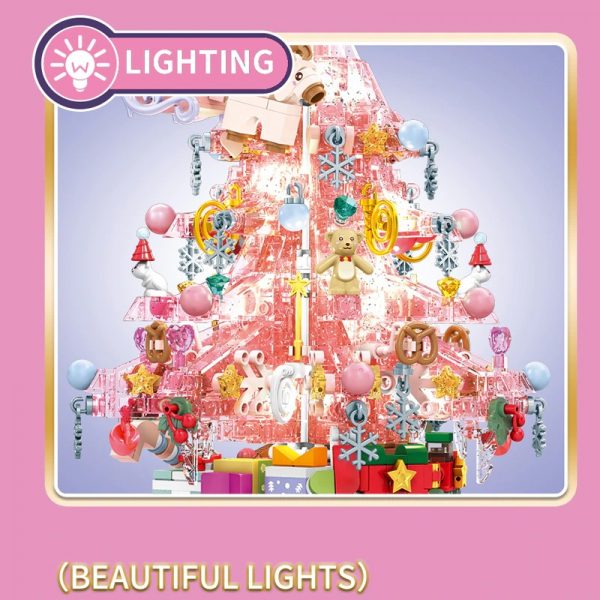 Creator Sembo 605024 Crystal Christmas Tree 5 - MOULD KING