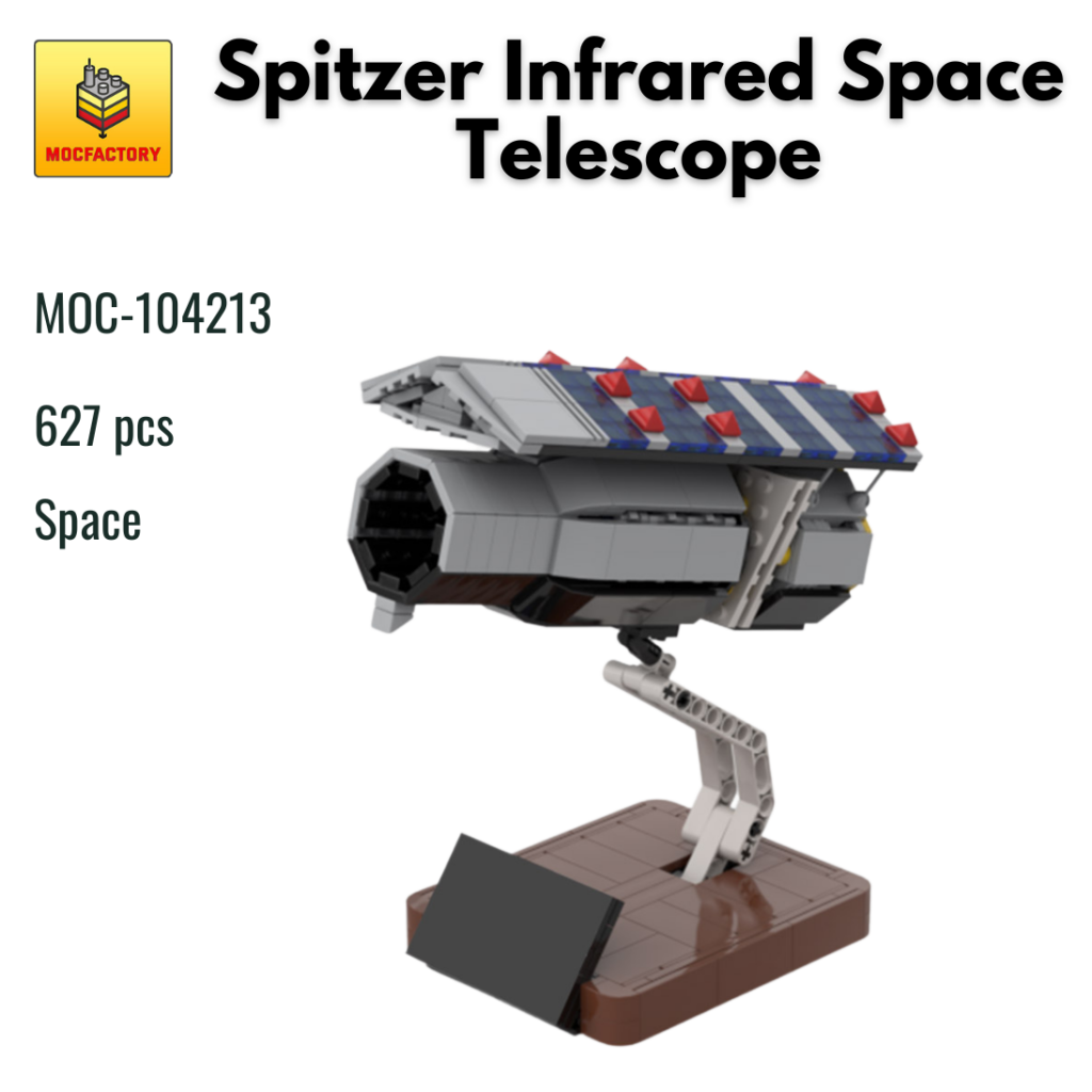 MOC-104213 Spitzer Infrared Space Telescope With 627 Pieces