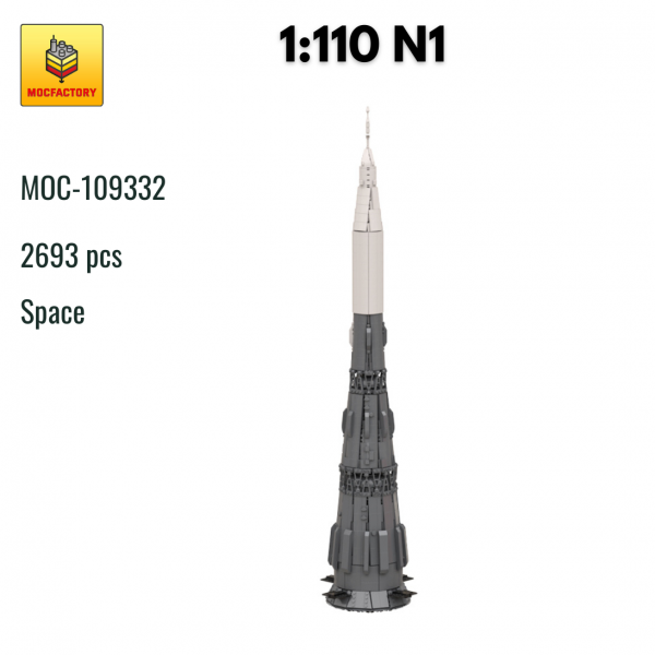MOC 109332 Space 1110 N1 MOC FACTORY - MOULD KING