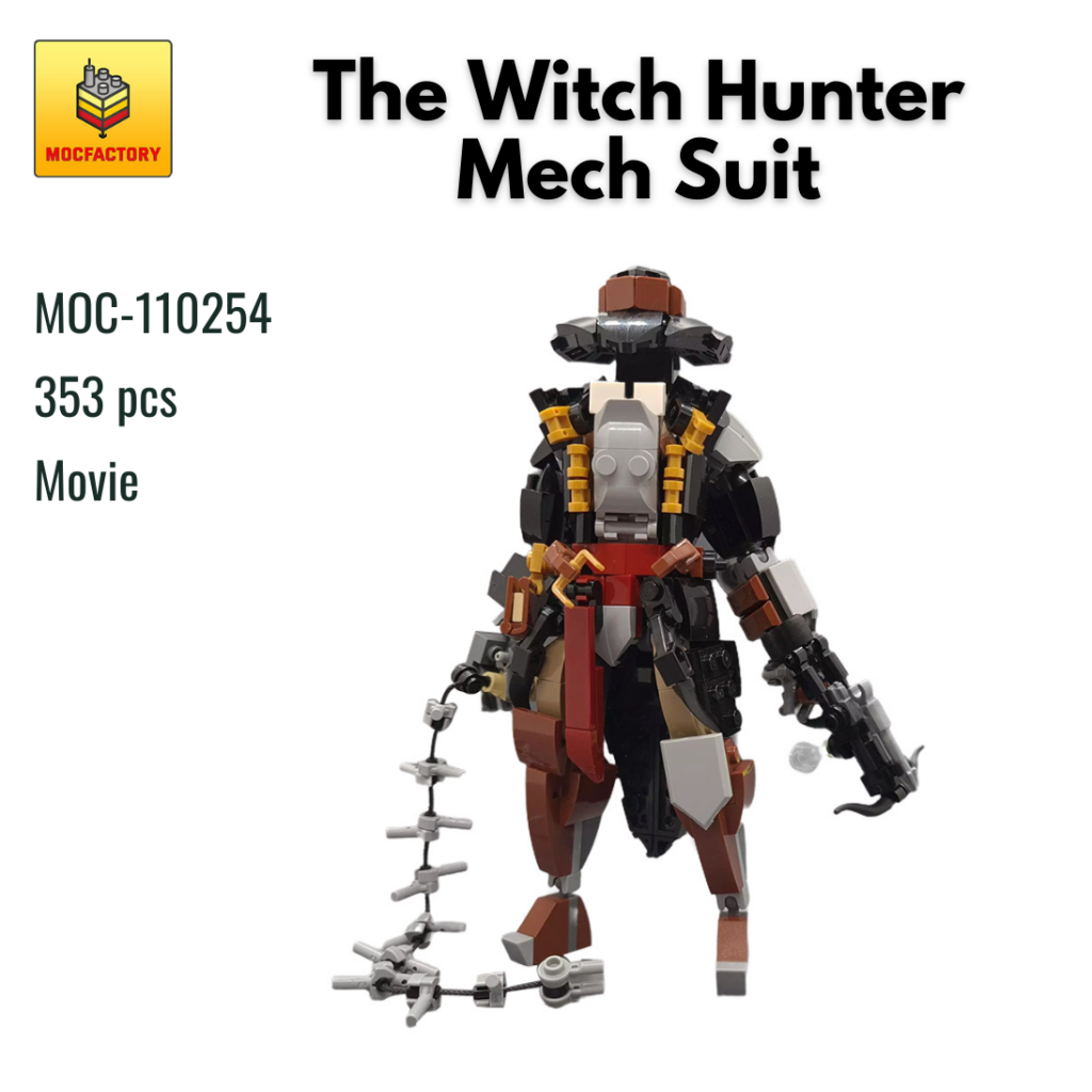 MOC-110254 The Witch Hunter Mech Suit With 353 Pieces
