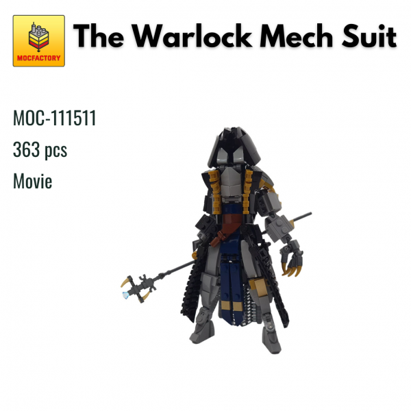 MOC 111511 Movie The Warlock Mech Suit MOC FACTORY - MOULD KING