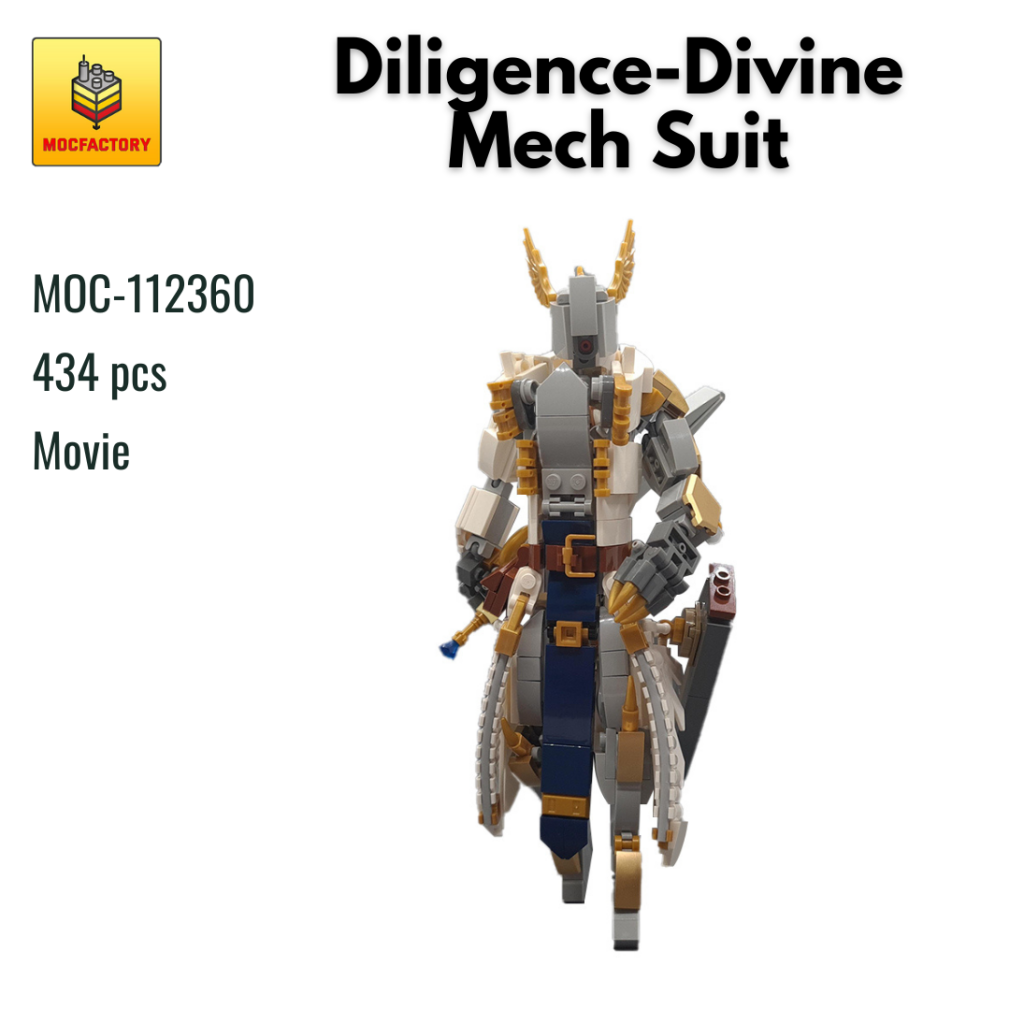 MOC-112360 Diligence-Divine Mech Suit With 434 Pieces