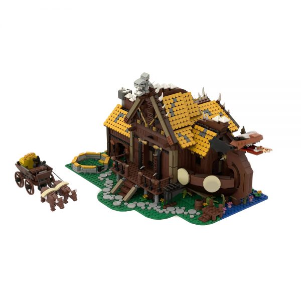 MOC 122688 The Viking House without PF 5 - MOULD KING