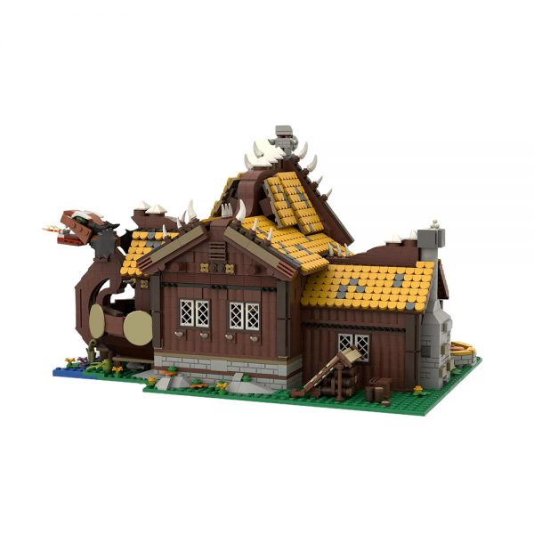 MOC 122688 The Viking House without PF 6 - MOULD KING