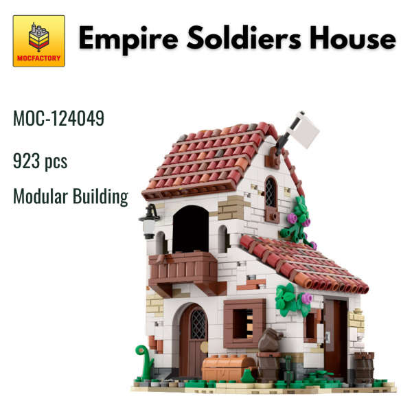 MOC 124049 Modular Building Empire Soldiers House Pirates Series 1 MOC FACTORY - MOULD KING