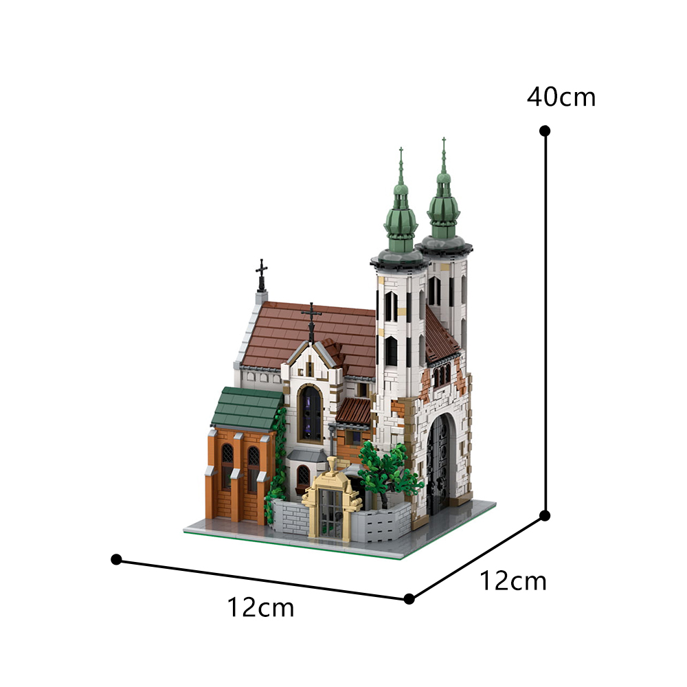 MOC-124447 Andrew’s Church With 3056 Pieces