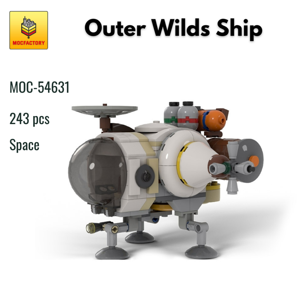 MOC-54631 Outer Wilds Ship With 243 Pieces