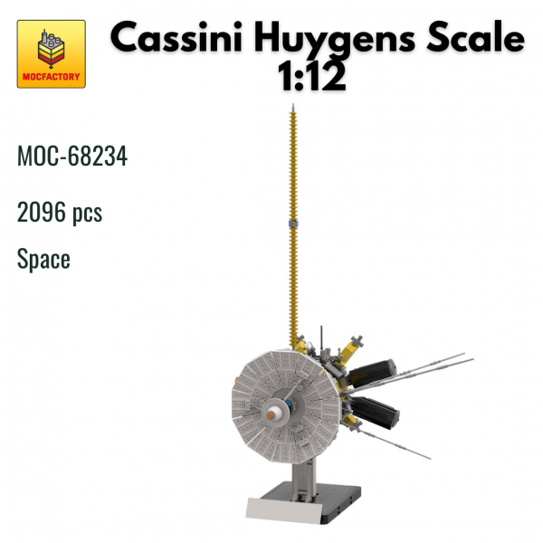MOC 68234 Space Cassini Huygens Scale 112 MOC FACTORY - MOULD KING