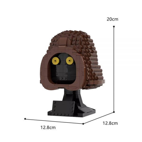 MOC 70376 Star War Jawa bust Helmet Collection Style 2 - MOULD KING