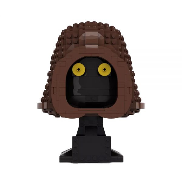 MOC 70376 Star War Jawa bust Helmet Collection Style 3 - MOULD KING