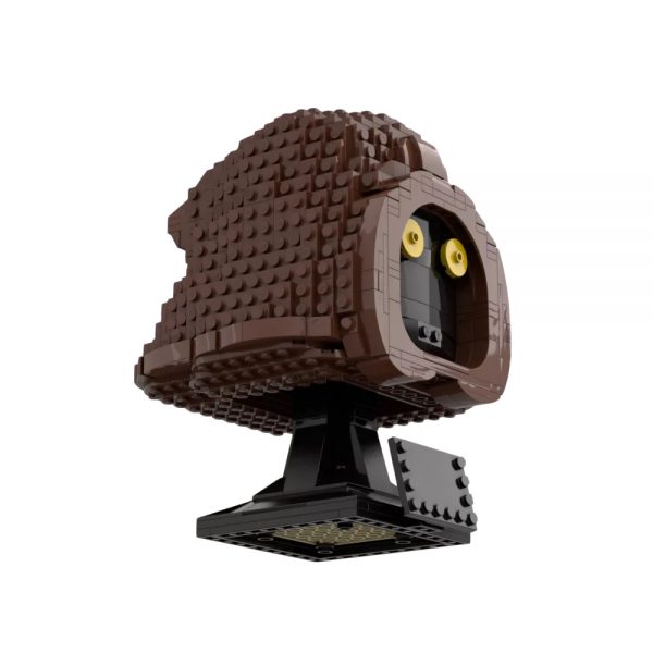 MOC 70376 Star War Jawa bust Helmet Collection Style 4 - MOULD KING