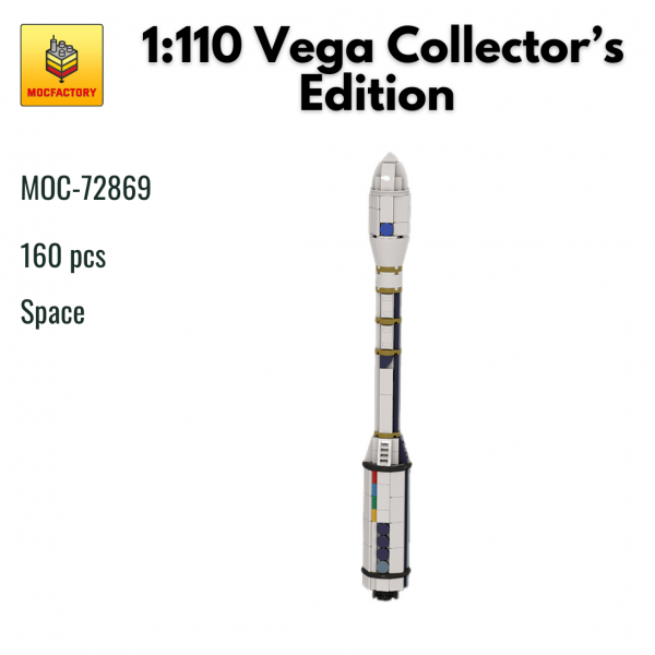 MOC 72869 Space 1110 Vega Collectors Edition MOC FACTORY - MOULD KING