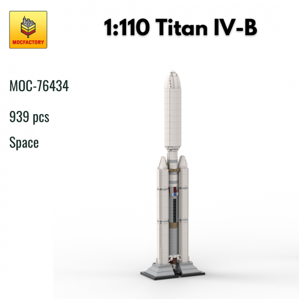 MOC 76434 Space 1110 Titan IV B MOC FACTORY - MOULD KING
