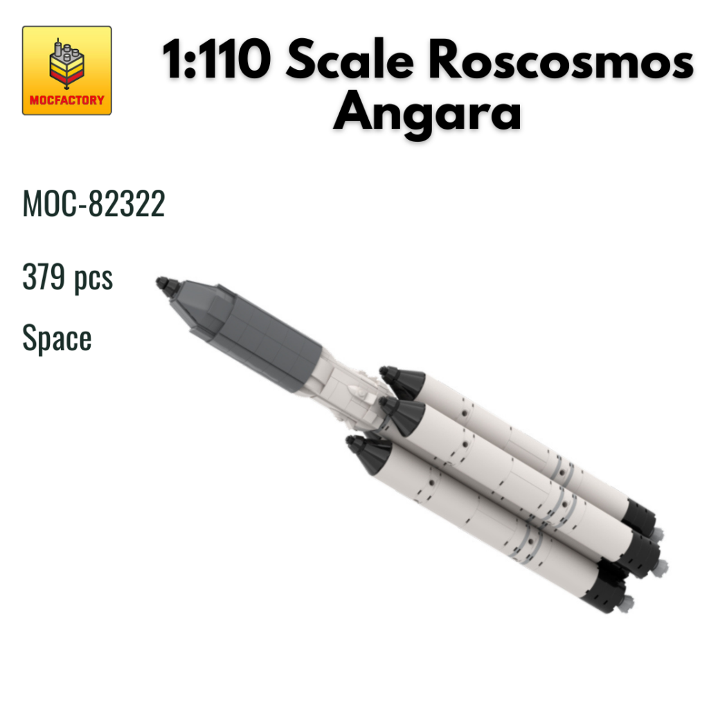 MOC-82322 1:110 Scale Roscosmos Angara With 379 Pieces
