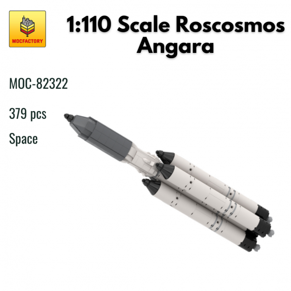 MOC 82322 Space 1110 Scale Roscosmos Angara MOC FACTORY - MOULD KING