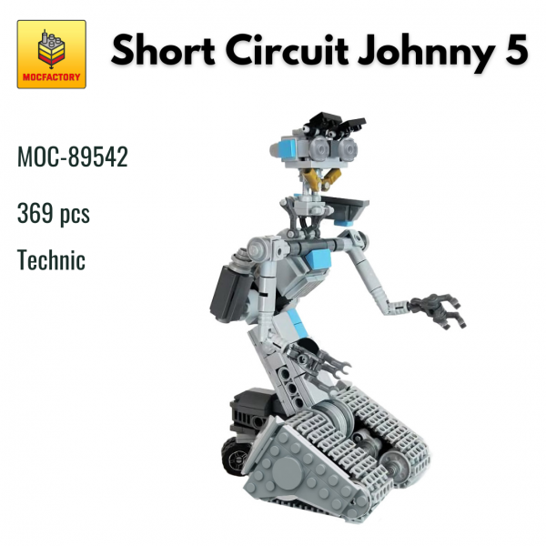 MOC 89542 Technic Short Circuit Johnny 5 MOC FACTORY - MOULD KING