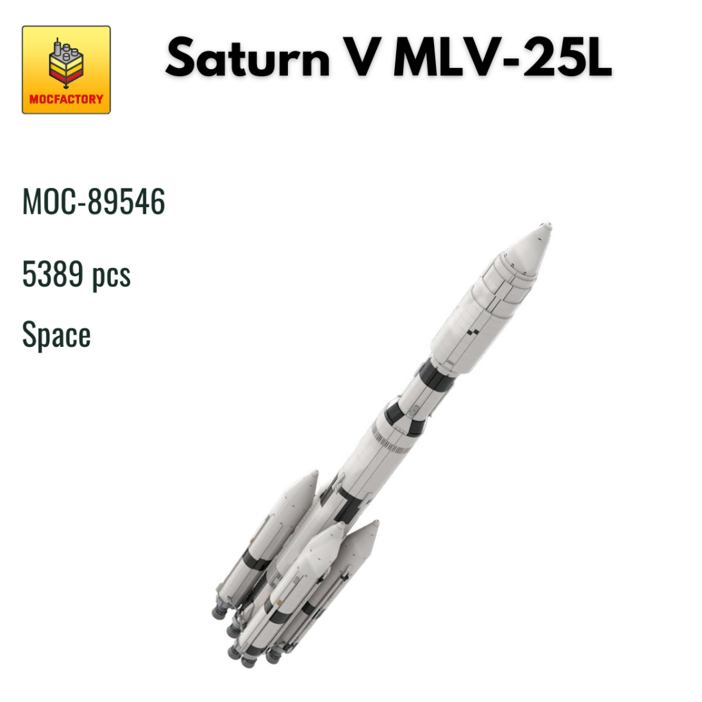 MOC-89546 Saturn V MLV-25L With 5389 Pieces