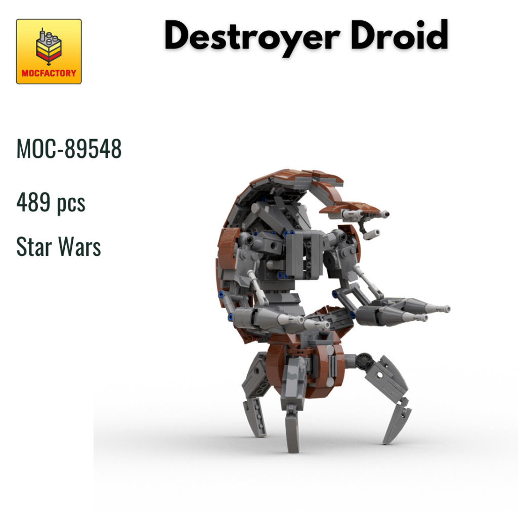 MOC-89548 Destroyer Droid With 489 Pieces
