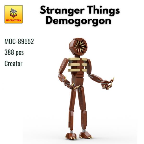 MOC 89552 Creator Stranger Things Demogorgon MOC FACTORY - MOULD KING