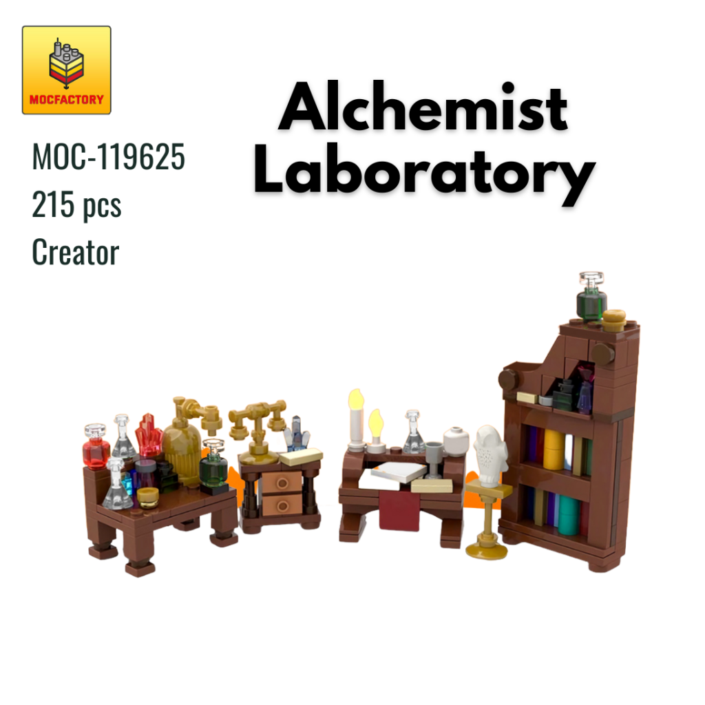 MOC-119625 Alchemist Laboratory With 215 Pieces