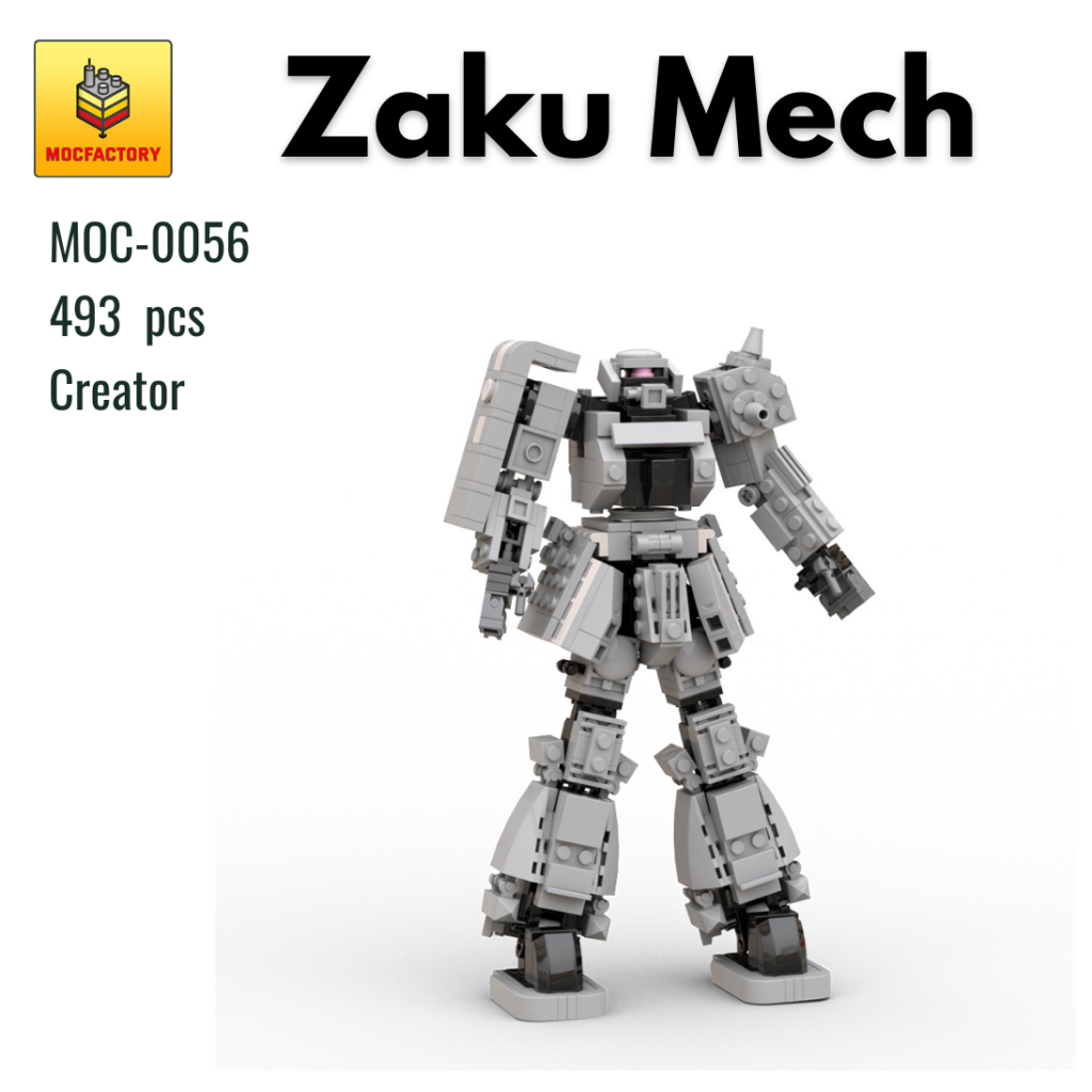 MOC-0056 Zaku Mech With 493 Pieces