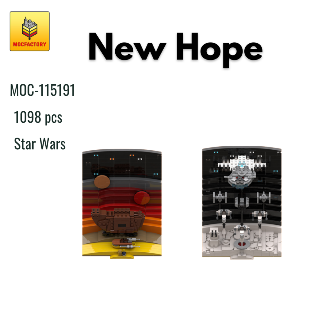 MOC-115191 New Hope With 1098 Pieces