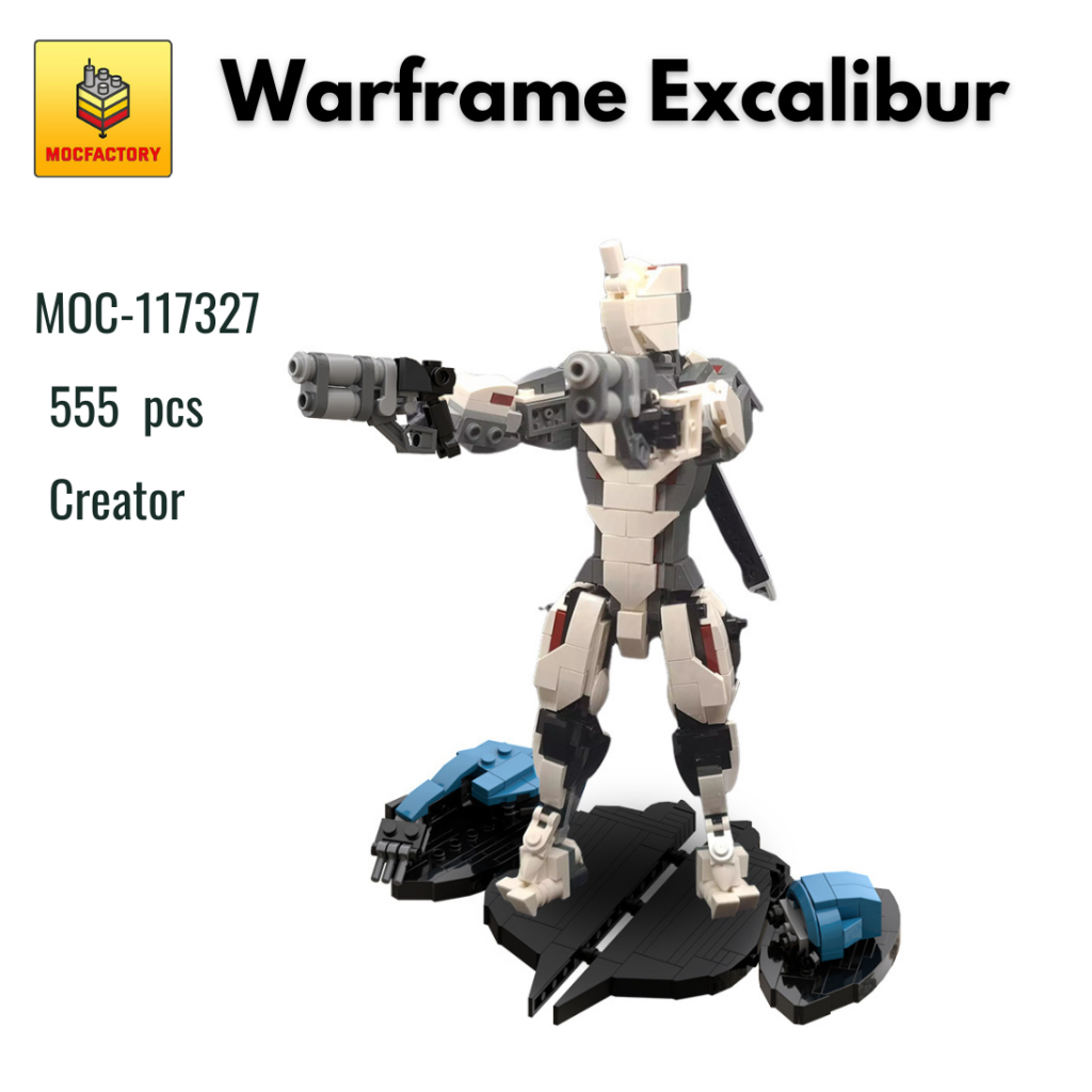 MOC-117327 Warframe Excalibur With 555 Pieces