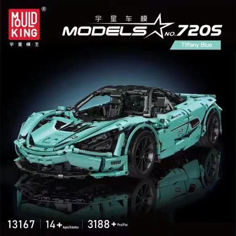 Mould King 13167 McLaren 720S Sports Car With 3188 Pieces