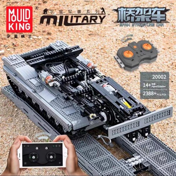Military Mould King 20002 RC Bridge Tank 1 - MOULD KING