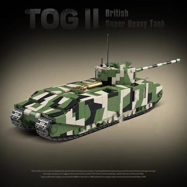 Military Quan Guan 100241 TOG II British Super Heavy Tank 3 - MOULD KING