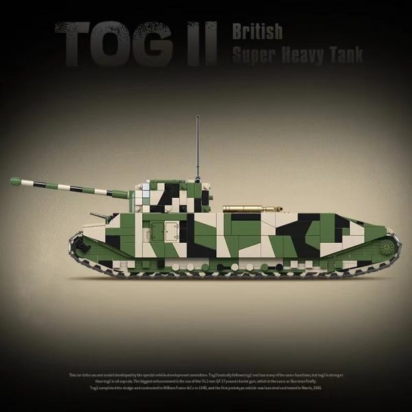 Military Quan Guan 100241 TOG II British Super Heavy Tank 4 - MOULD KING