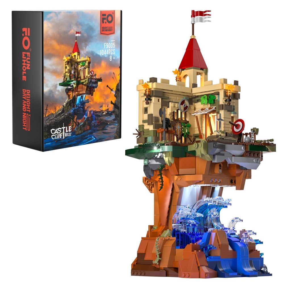  FUNWHOLE FH9005 Cliff Castle Medieval With 1044 Pieces