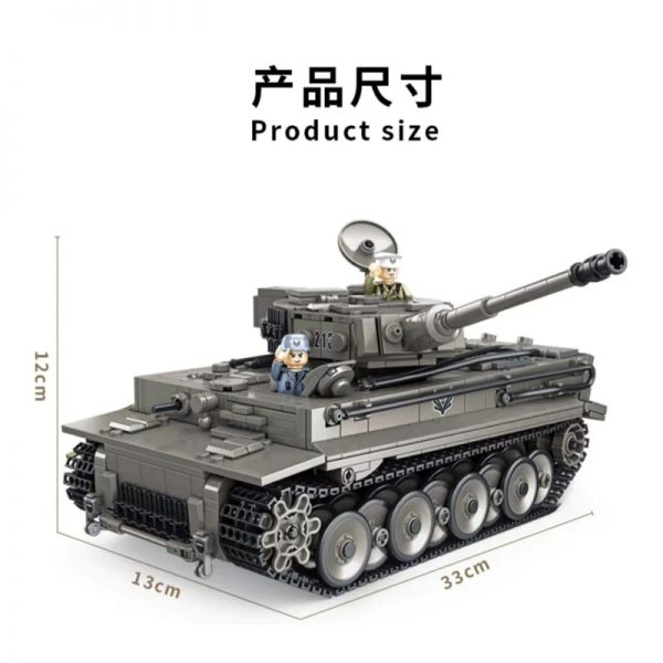 PANLOS 632015 Tiger Heavy Tank 1 1 - MOULD KING