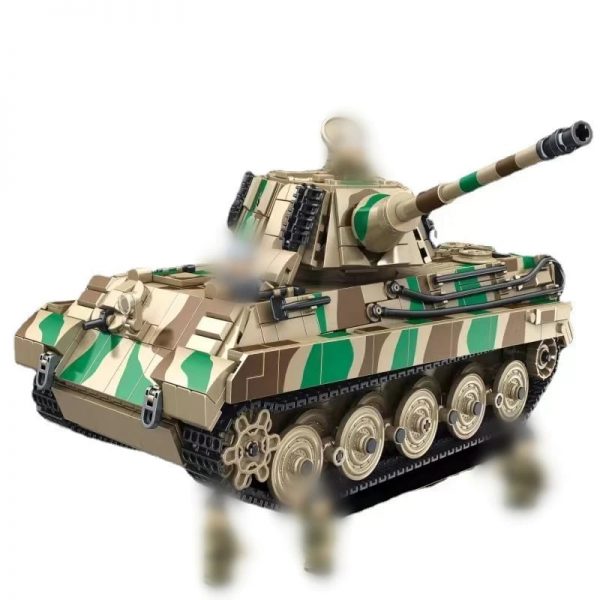 PANLOS 632016 King Tiger Heavy Armored Tank 1 - MOULD KING