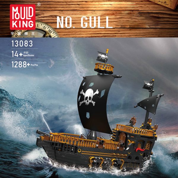 Pirates Seagull Ship MOULD KING 13083 5 - MOULD KING