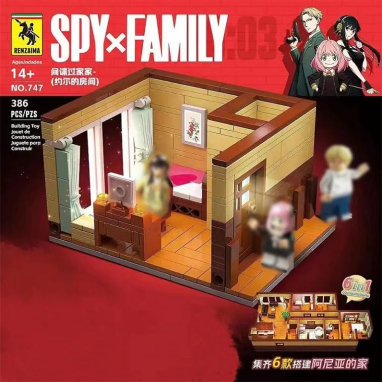 QuanGuan 745 – 747 SPY x FAMILY Anya’s House With 466 Pieces