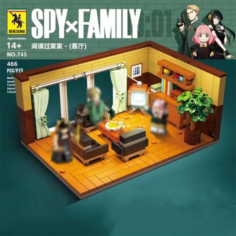 QuanGuan 745 – 747 SPY x FAMILY Anya’s House With 466 Pieces