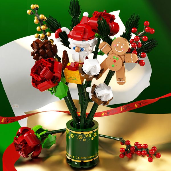 Romantic Christmas Bouquet SEMBO 605026 2 - MOULD KING