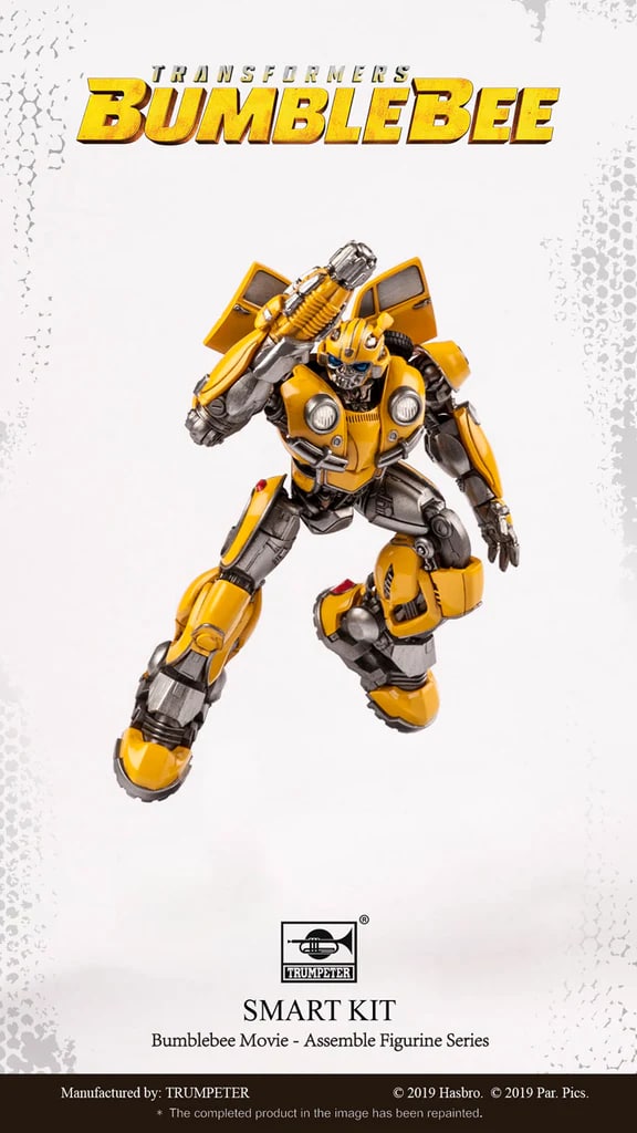TRUMPETER 08100 Transformers Yellow Autobot Bumblebee With 60 Pieces