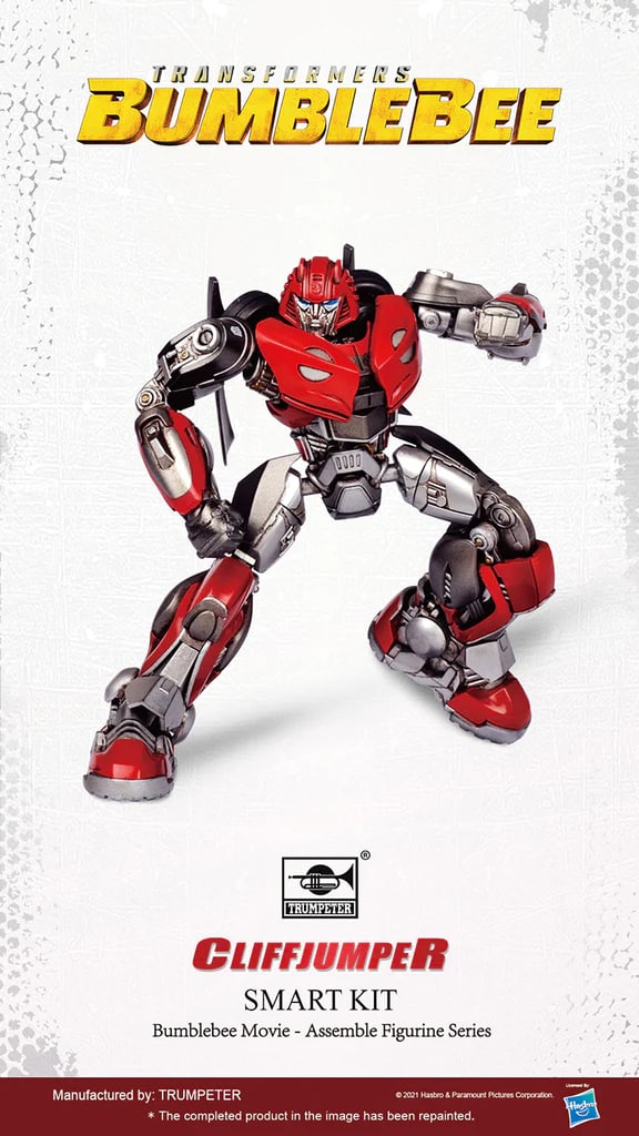 TRUMPETER 08118 Transformers Bumblebee Autobot Cliffjumper In Red With 60 Pieces