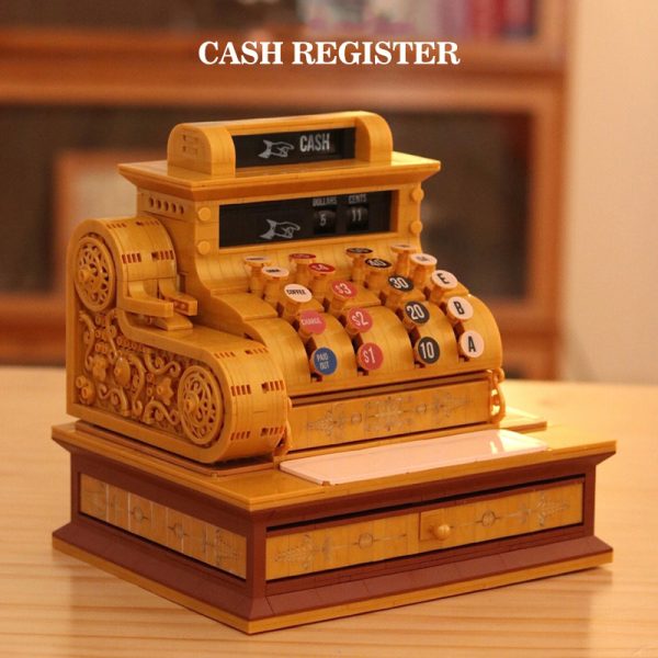 Vintage Cash Register ZHEGAO 00387 6 - MOULD KING