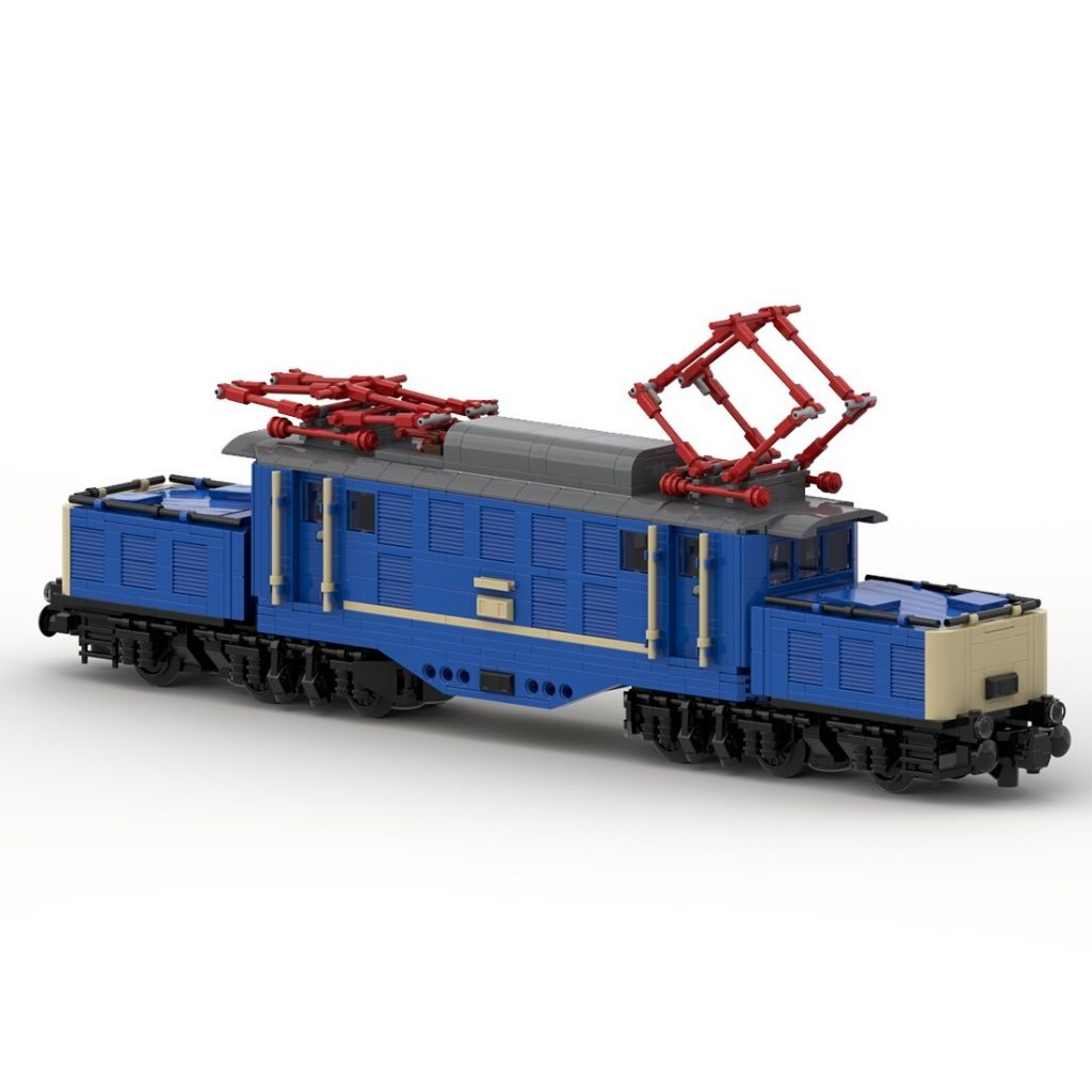 MOC-120961-120912 DB-Baureihe 194 E94 (8w) With 1267 Pieces
